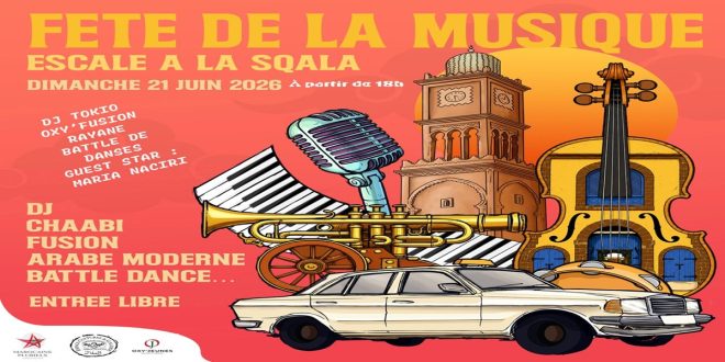 Casablanca célèbre la Fête de la musique à La Sqala le 21 juin