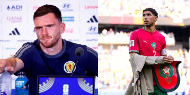 Andy Robertson : «Hakimi est le meilleur latéral du monde en ce moment»