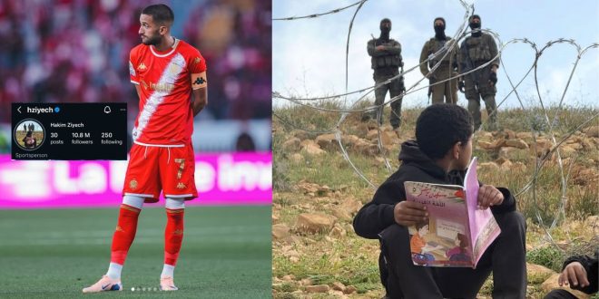 Ziyech affiche un nouveau message de soutien à la Palestine (PHOTO)