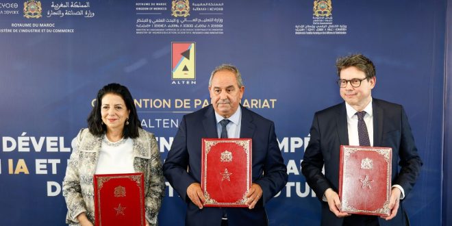 Le Maroc signe un partenariat stratégique avec ALTEN Maroc