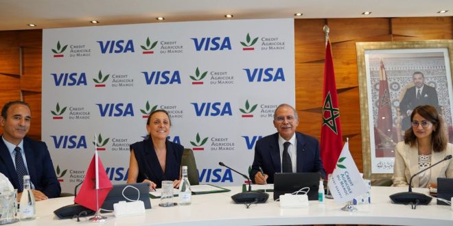 Le Crédit Agricole du Maroc et Visa concluent un partenariat stratégique pour accélérer les paiements digitaux