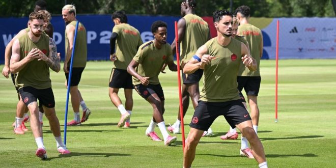 La composition du Canada face au Maroc