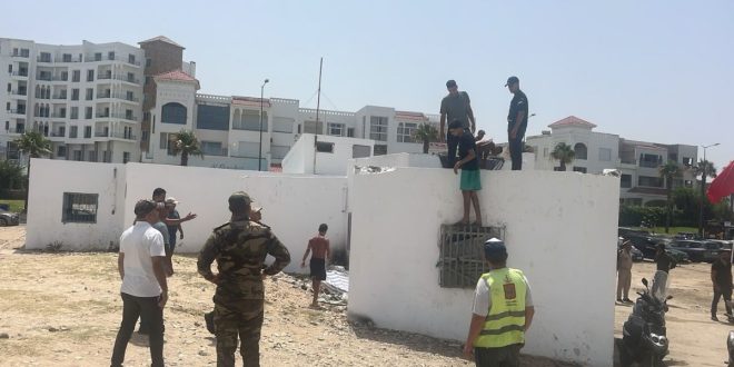 Occupation de l’espace public : grand coup de balai sur la corniche de Tanger (PHOTOS)