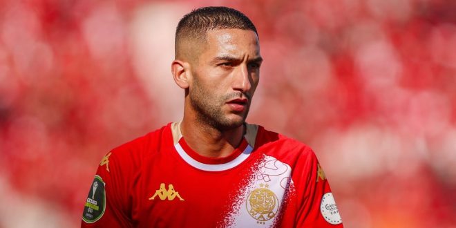 Ziyech absent du stage à Agadir: sa réponse cash au président du Wydad