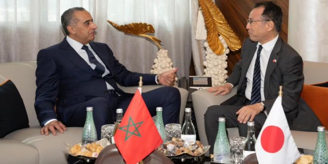 Hammouchi reçoit l’ambassadeur extraordinaire et plénipotentiaire du Japon à Rabat