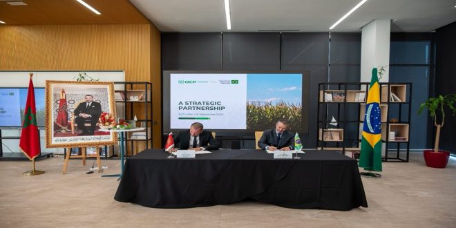 Le Brésil s’appuie sur son partenariat avec OCP Nutricrops pour renforcer la résilience de son approvisionnement en engrais