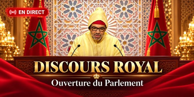 EN DIRECT: Suivez le discours du Roi Mohammed VI au Parlement